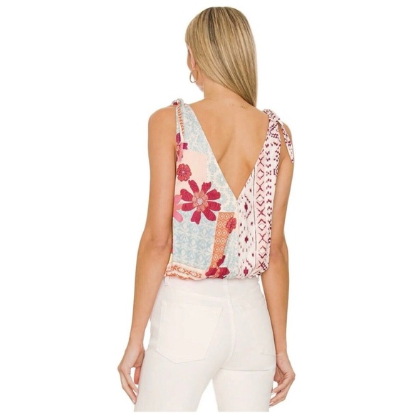 •Free People•Tied To You Tank in Tropical Combo - Picture 2 of 7
